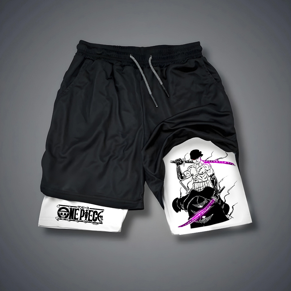 Summer Clothing Layering - One Piece Men's Shorts Double Layer