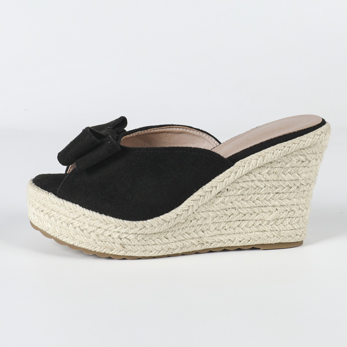Espadrille Sandal Women - LIHUAMAO pumps women suede wedges heel
