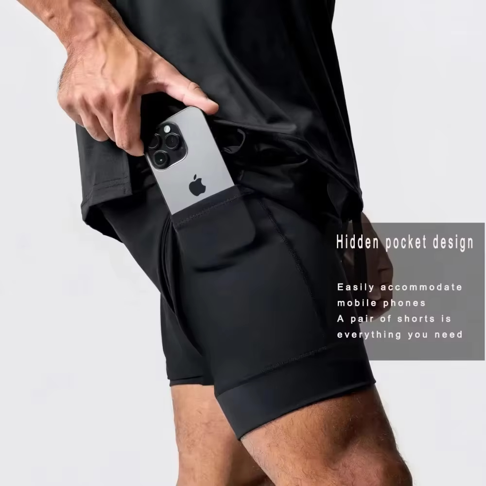 One Piece Men's Shorts Double  - đánh giá và giá Summer Clothing Layering