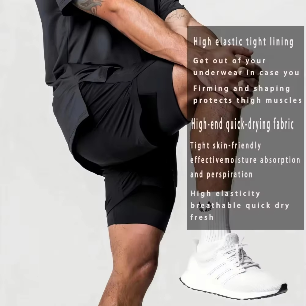 One Piece Men's Shorts Double  - đánh giá và giá Summer Clothing Layering