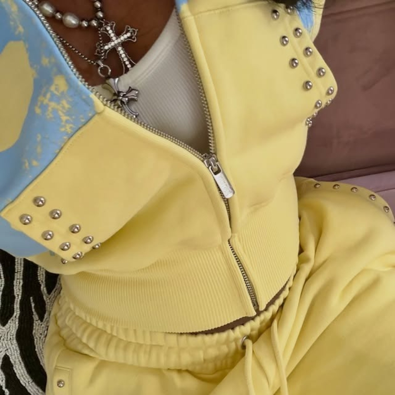 2 Pcs Hoodie Co-ords Yellow Me - đánh giá và giá Summer Quotes