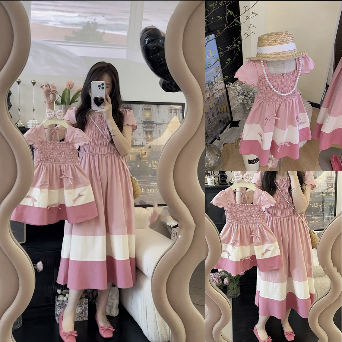 2024 Summer Mom and Daughter M - đánh giá và giá Summer Clothing Baby Girl