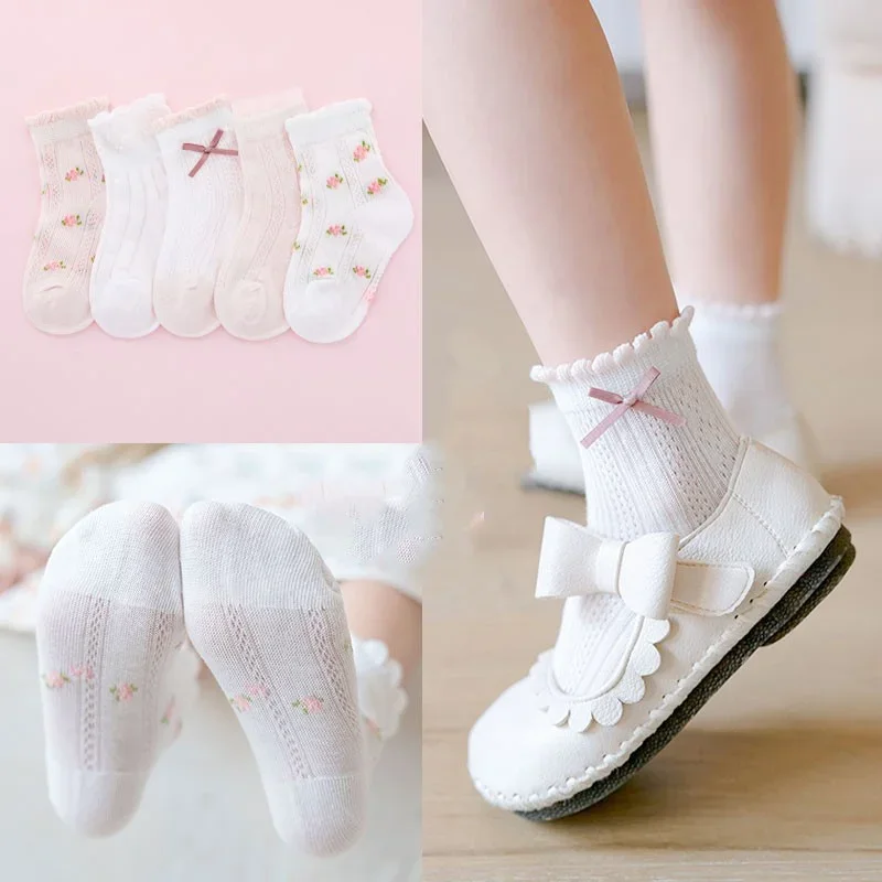Kids Socks 5 Pairs/Lot Spring  - đánh giá và giá Summer Clothing Baby Girl
