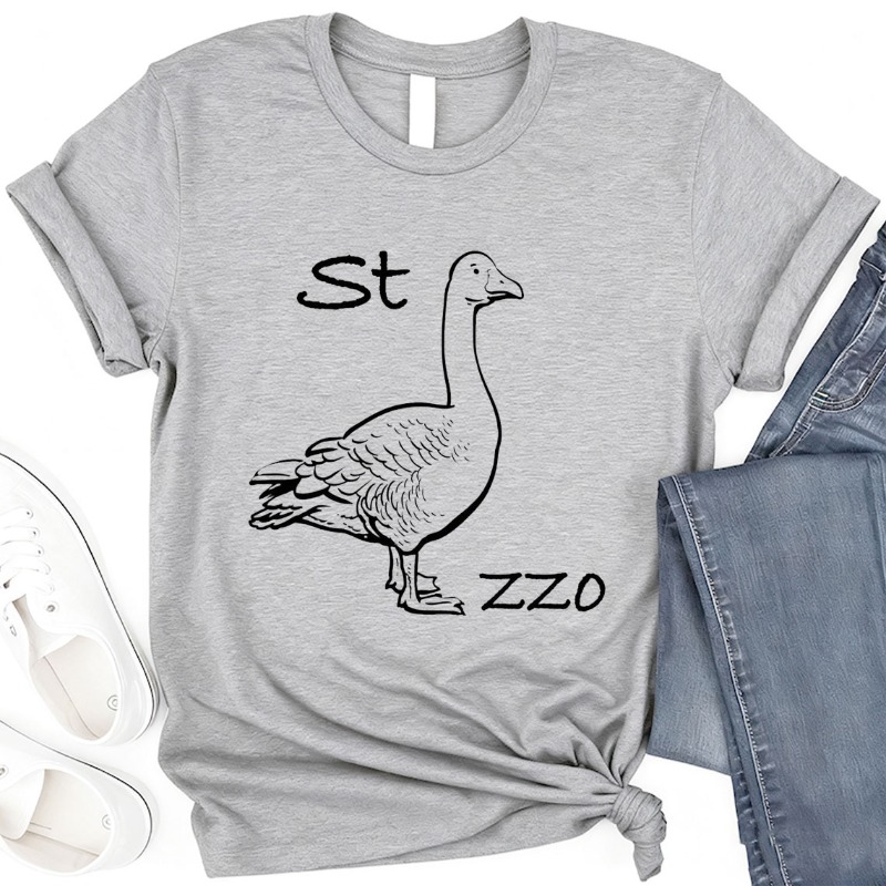 IMage Goose Rebus T-Shirt Funn - đánh giá và giá Summer Clothing Images