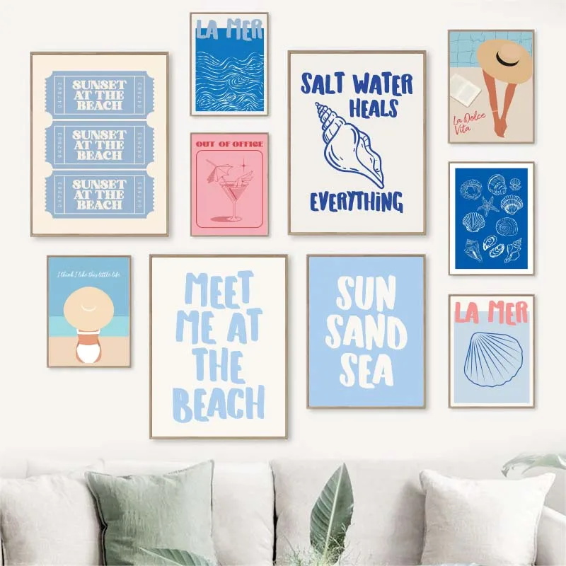 1pc framelessSeashells Meet Me - đánh giá và giá Summer Quotes