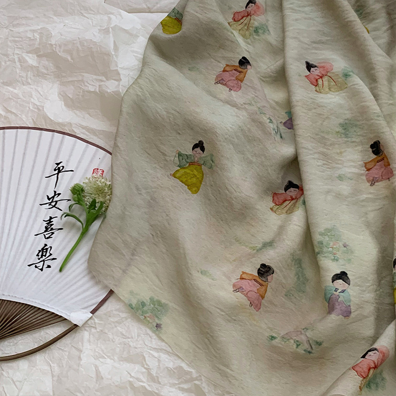 Cute Print Fabric for DIY Summ - đánh giá và giá Summer Clothing Fabric