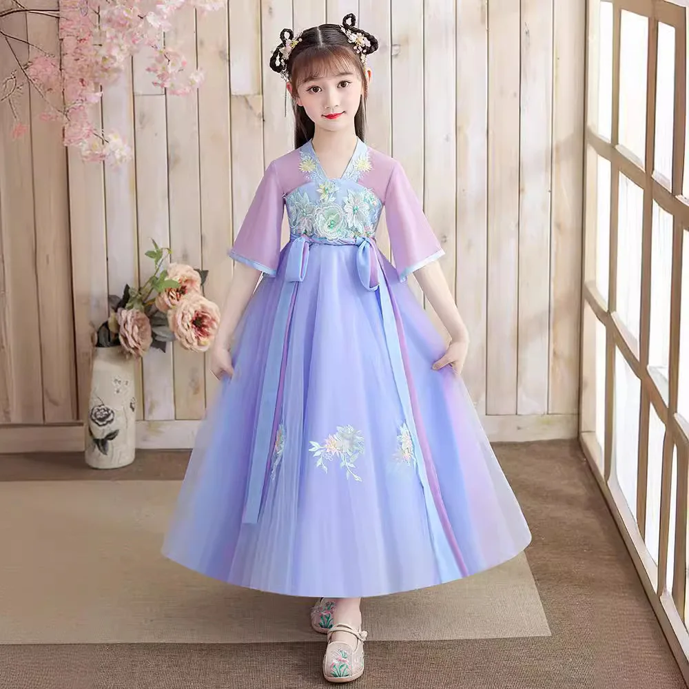 Summer Children Hanfu Dresses  - đánh giá và giá Summer Clothing Baby Girl