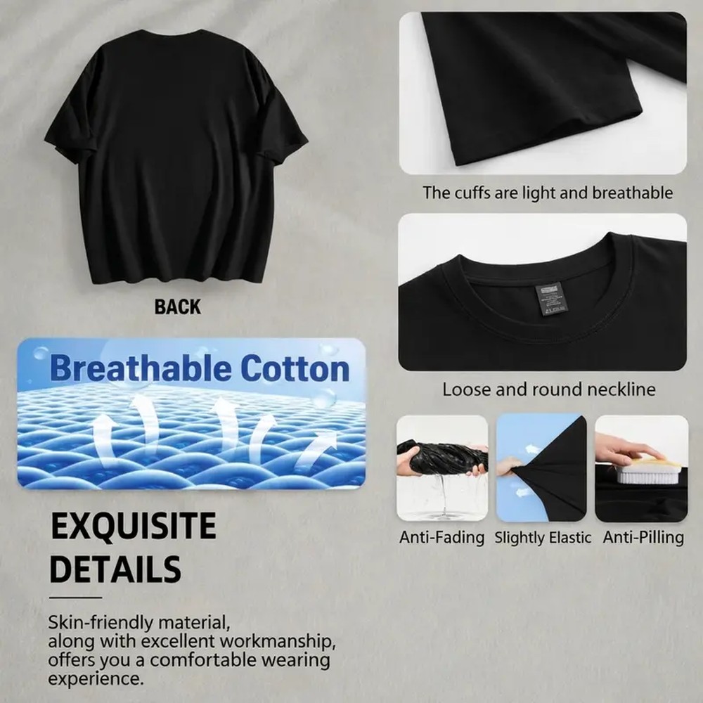 Men's Soft Round Neck Short-Sl - đánh giá và giá Summer Quotes